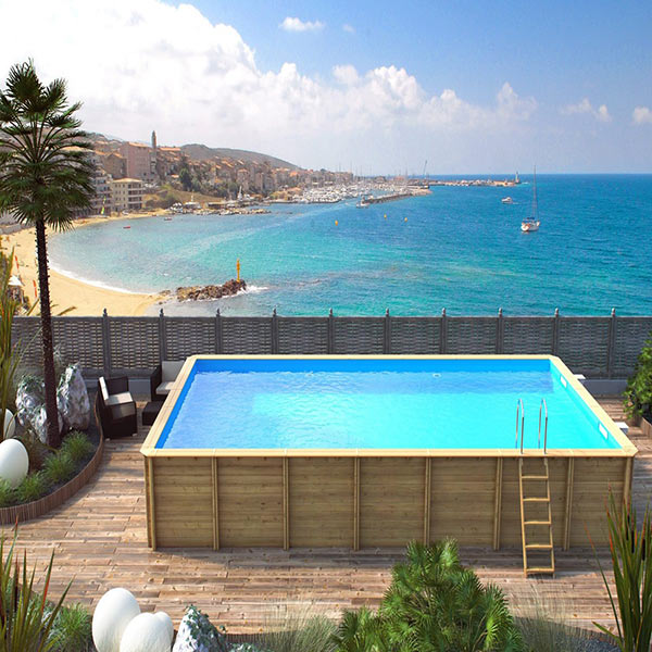 piscine en bois